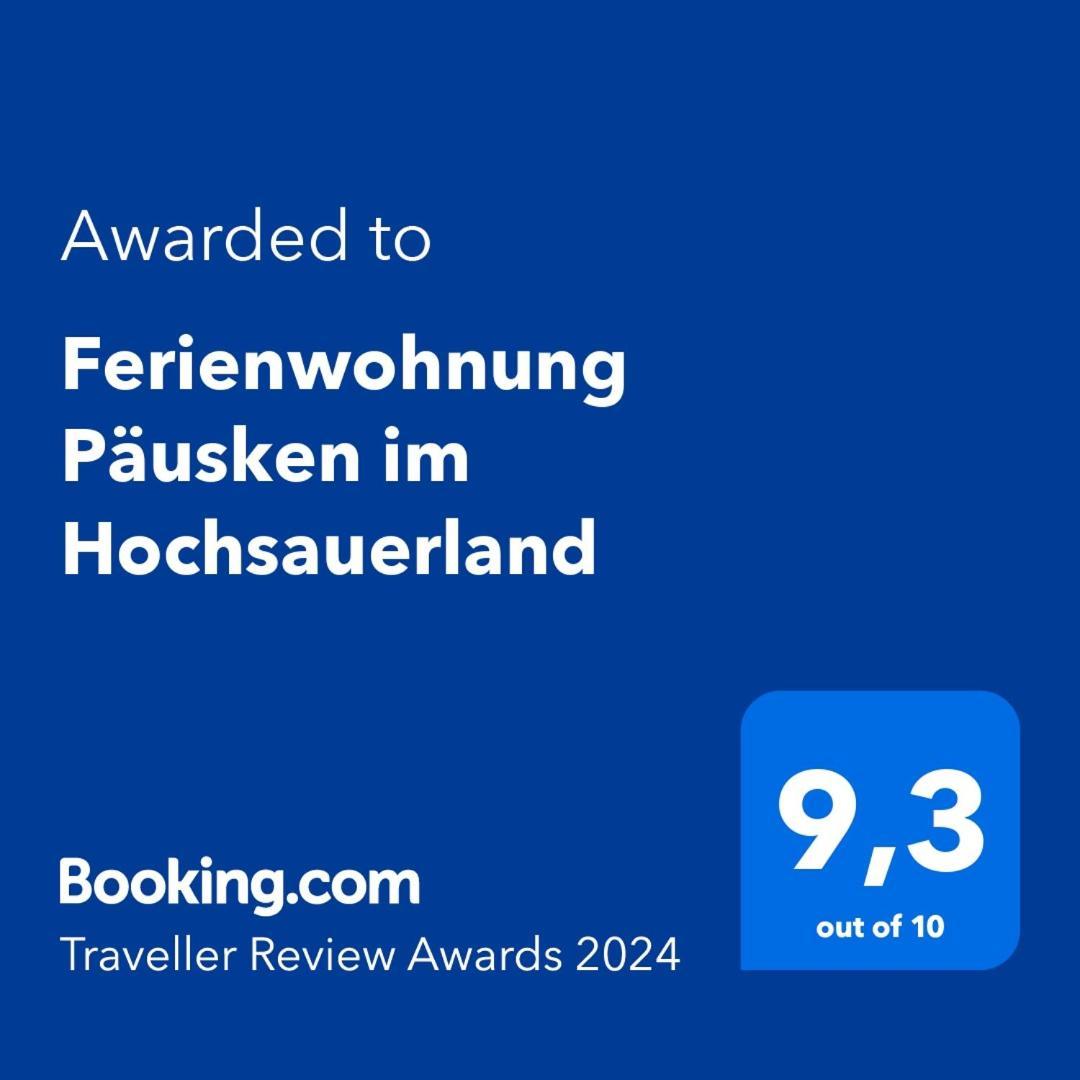 Ferienwohnung Paeusken Im Hochsauerland- E- Bike Und Auto Laden Moeglich Бествиг Екстериор снимка